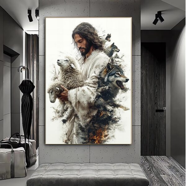 Divine Protection Framed Art, Jesus