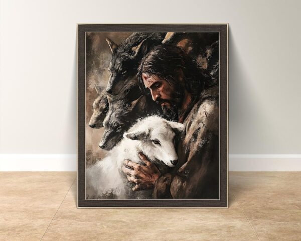 Jesus With Lamb Digital Prints