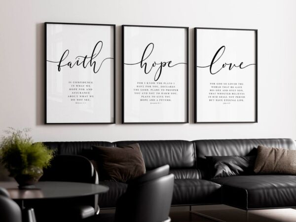 Faith-Hope-Love-3-Sets-Wall-arts