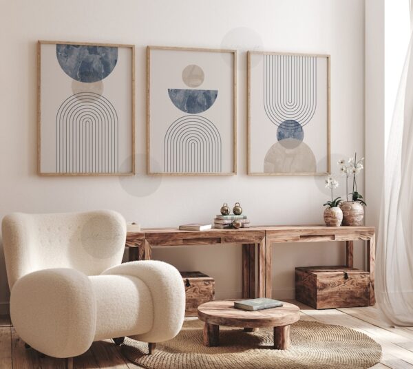 navy-blue-Boho-wall-arts